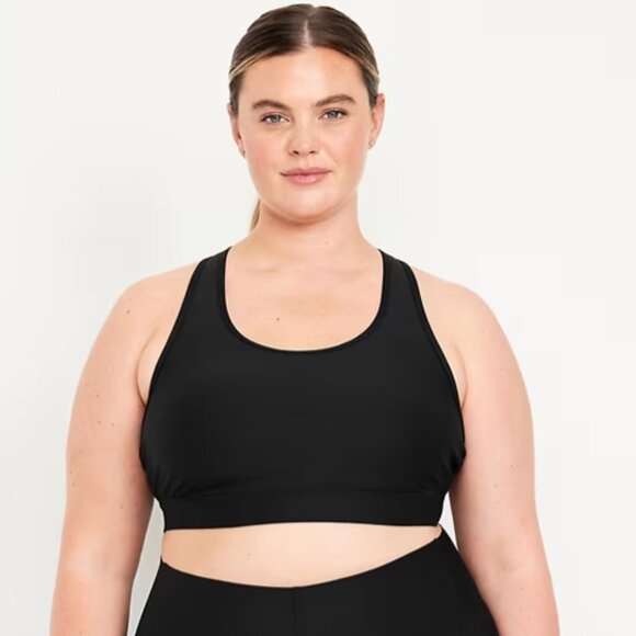 Old Navy Medium Support PowerSoft Racerback Sports Bra - Picture 1 of 5
